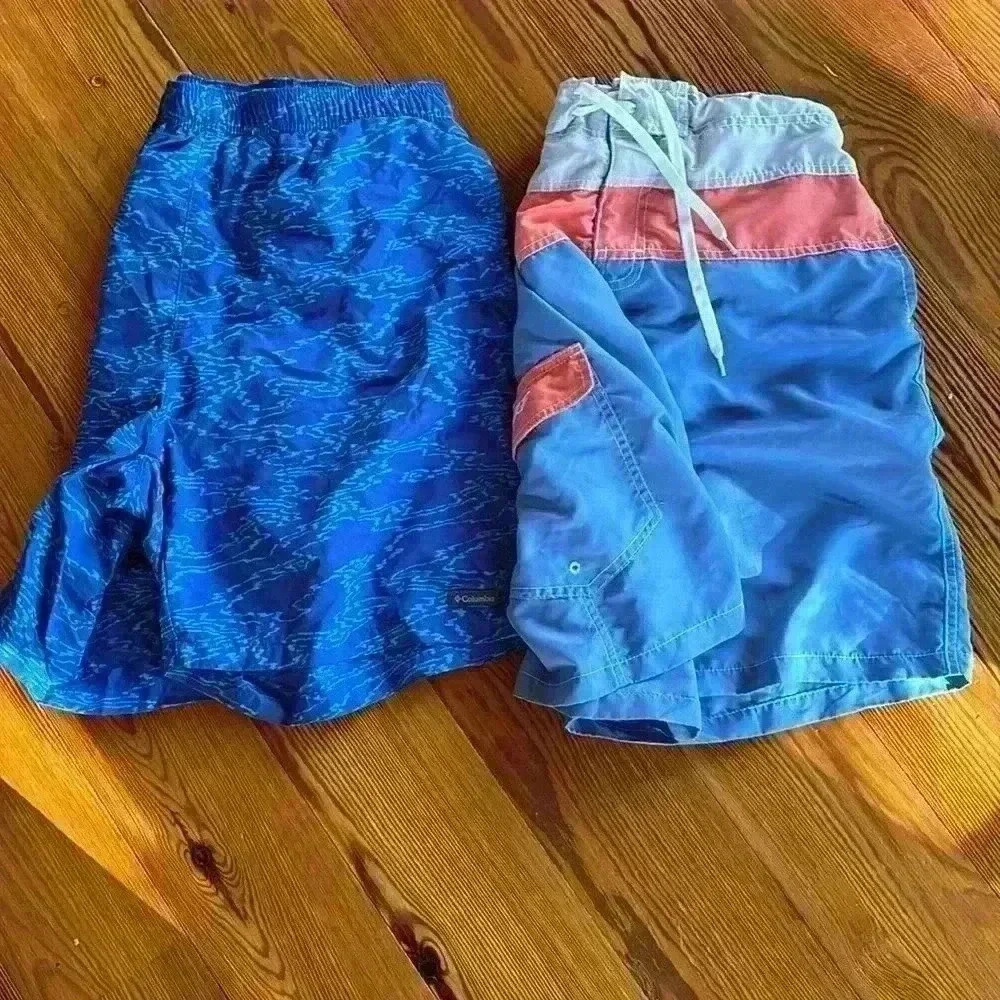 2 Pairs Of Men's Swim Trunks 1 Columbia 1 RS Surf Size Large - Picture 11 of 13